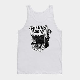 Funny Cat Hissing Booth - For Cat Moms & Cat Dads Tank Top